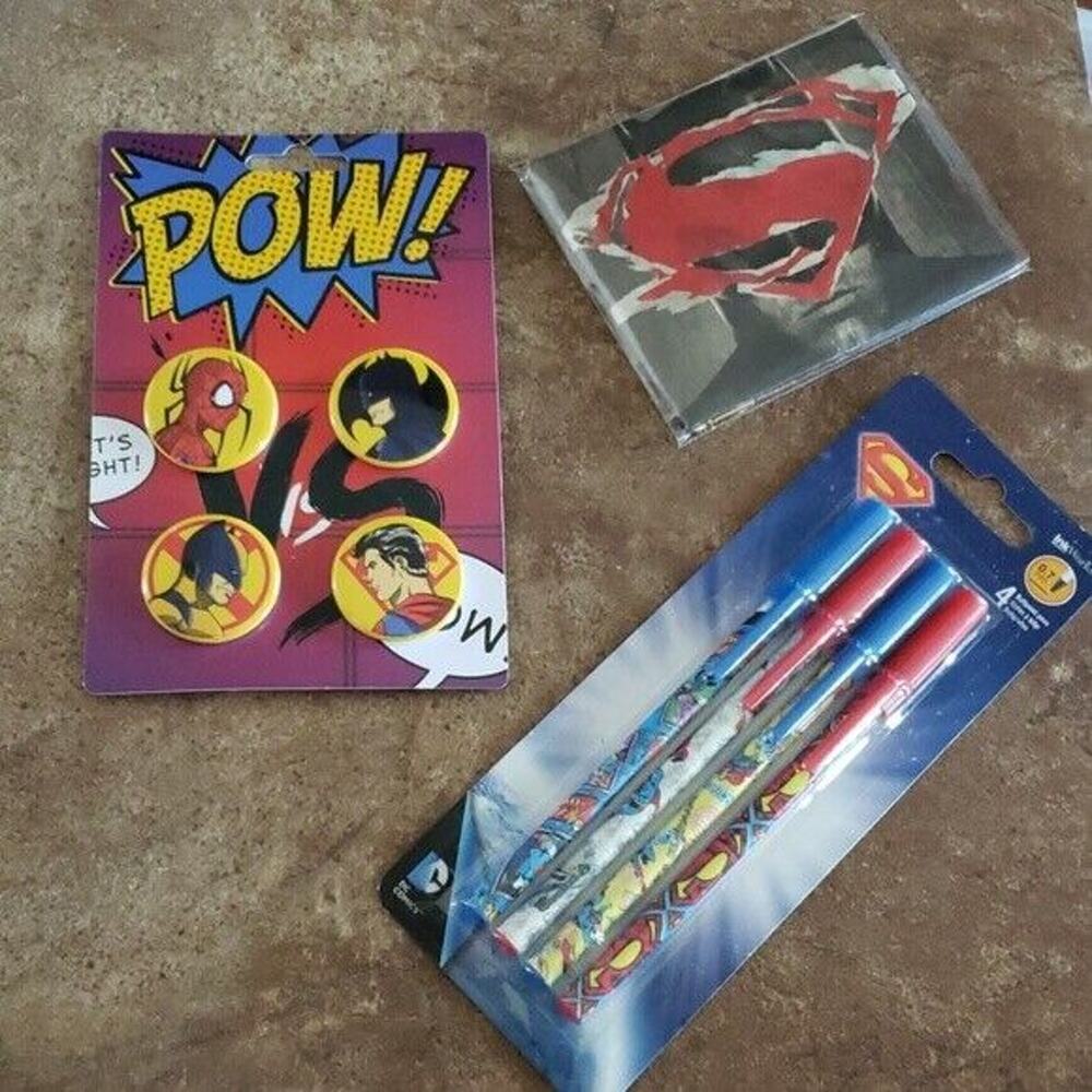 Batman/Superman Stocking Stuffers - Brand New